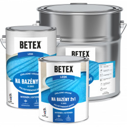 BETEX 2v1 základní i vrchní barva na bazény S2852, 0440 tmavě modrá 4 KG