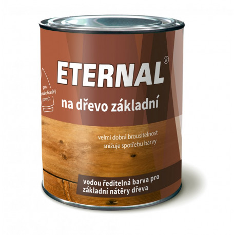 Eternal na dřevo základní bílý 0,7 kg - vodou ředitelná barva pro základní nátěry dřeva