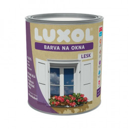 LUXOL Barva na okna lesk bílá 0,75 L OKNOL