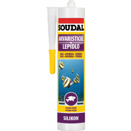 Soudal akvaristické lepidlo na sklo, čiré, 280 ml