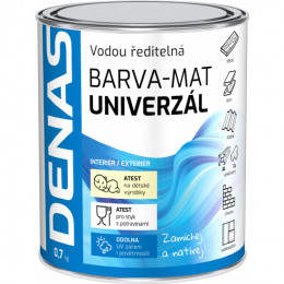 DENAS Univerzál MAT 10 KG - vodou ředitelná vrchní krycí barva