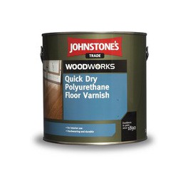 Johnstones Quick Dry Polyurethane Floor Varnish Satin - polomat 5 L