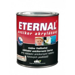 Eternal antikor akrylátový 07 červenohnědý 0,7 kg - vodou ředitelná základní antikorozní barva