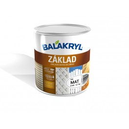 Balakryl Základ - základní barva na dřevo 0100 BÍLÁ 0,8 KG