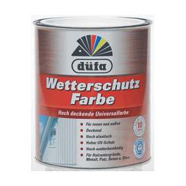 Düfa Acryl Wetterschutzfarbe - Akrylátová univerzální barva AUB 0,75 l