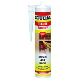 SOUDAL MONTÁŽNÍ LEPIDLO 48A 310 ML - TEKUTÉ ŠROUBY