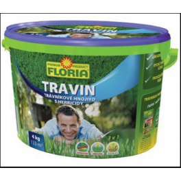 TRAVÍN - hnojivo na trávník FLORIA 4 KG