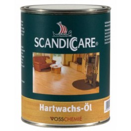 Scandiccare Tvrdovoskový olej na podlahy - Hartwachs-Öl